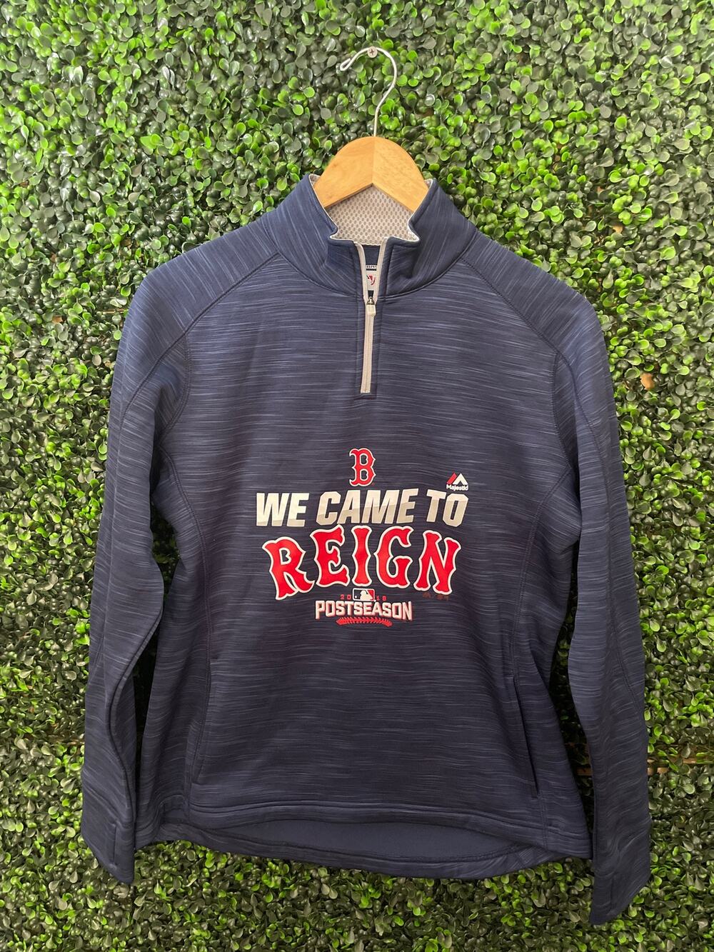 2016 Boston Majestic Postseason we came to Reign Pullover Women’s Size M
